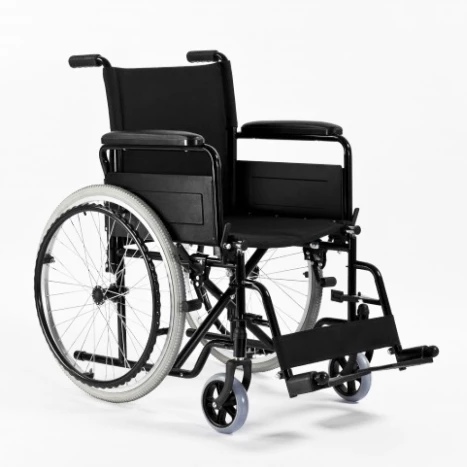 Wózki inwalidzkie - Basic-TIM_ Stalowy wózek inwalidzki