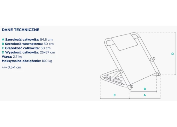 Sypialnia - podpórka pod plecy JMC-C 7000, podpórka pod plecy dla osoby starszej, niepełnosprawnej