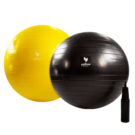 Sprzęt do ćwiczeń - Piłka rehabilitacyjna 65cm - yellowGYM ball