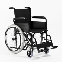 Wózki inwalidzkie - Basic-TIM_ Stalowy wózek inwalidzki