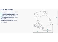Sypialnia - podpórka pod plecy JMC-C 7000, podpórka pod plecy dla osoby starszej, niepełnosprawnej