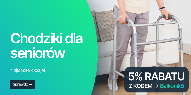 Balkonik do chodzenia, balkonik, chodzik dla seniora