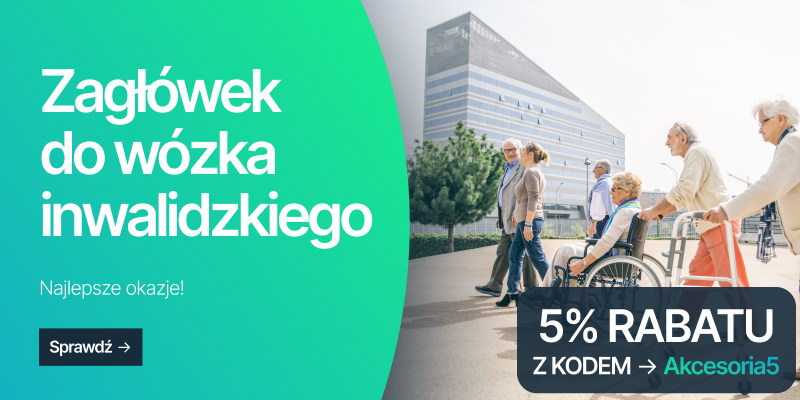 Zagłówek do wózka inwalidzkiego, zagłówek dla niepełnosprawnych